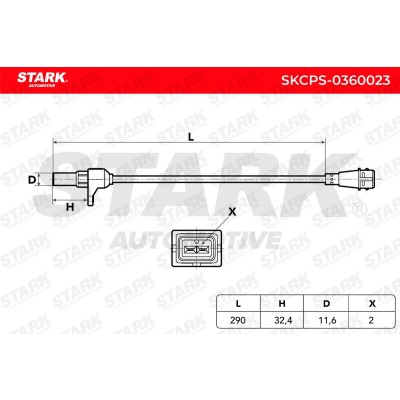Crankshaft Pulse Sensor Stark SKCPS-0360023 SKCPS-0360023 - photo 3