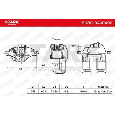 Brake Caliper Stark SKBC-0460400 SKBC-0460400 - photo 6