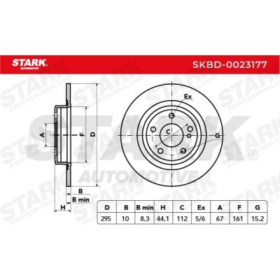 Brake Disc Stark SKBD-0023177 SKBD-0023177 - photo 3
