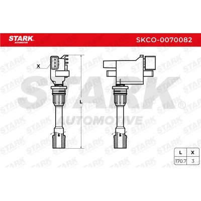 Ignition Coil Stark SKCO-0070082 SKCO-0070082 - photo 5