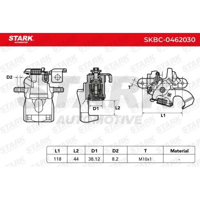 Brake Caliper Stark SKBC-0462030 SKBC-0462030 - photo 3