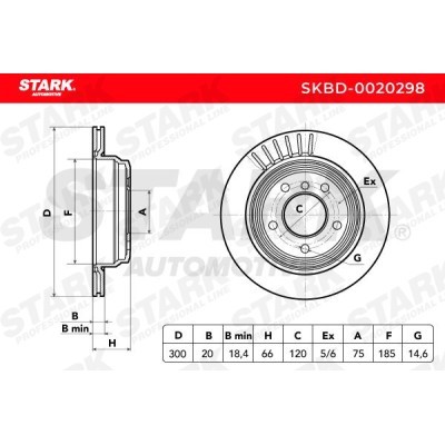 Brake Disc Stark SKBD-0020298 SKBD-0020298 - photo 6