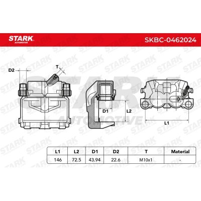 Brake Caliper Stark SKBC-0462024 SKBC-0462024 - photo 6