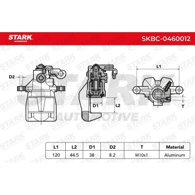 Brake Caliper Stark SKBC-0460012 SKBC-0460012 - photo 3