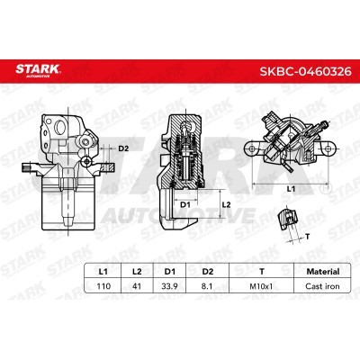 Brake Caliper Stark SKBC-0460326 SKBC-0460326 - photo 5