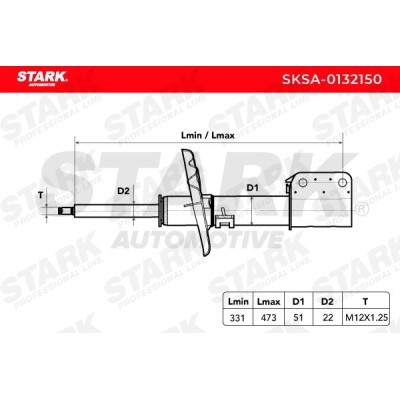 Shock Absorber Stark SKSA-0132150 SKSA-0132150 - photo 3