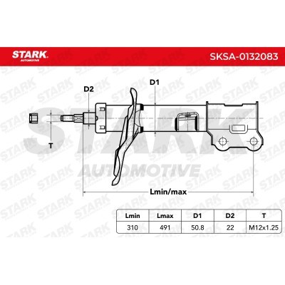 Shock Absorber Stark SKSA-0132083 SKSA-0132083 - photo 4