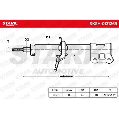 Shock Absorber Stark SKSA-0131269 SKSA-0131269 - photo 3