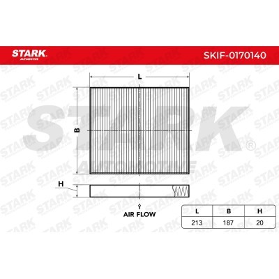 Cabin Air Filter Stark SKIF-0170140 SKIF-0170140 - photo 2