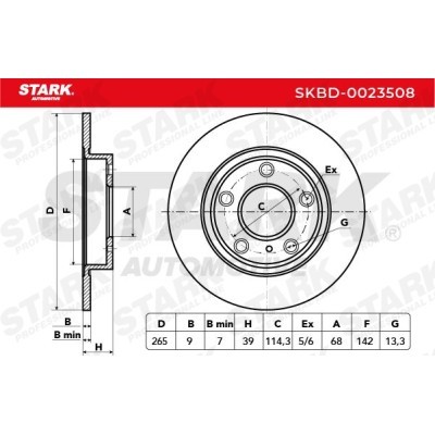 Brake Disc Stark SKBD-0023508 SKBD-0023508 - photo 5