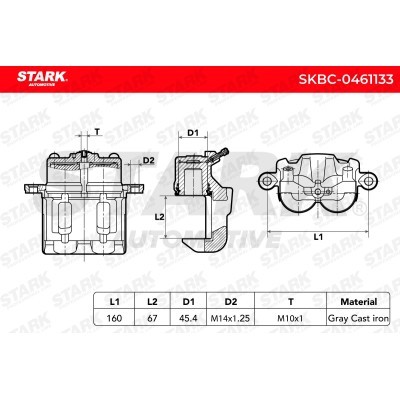 Brake Caliper Stark SKBC-0461133 SKBC-0461133 - photo 6