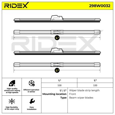 Wiper Blade RIDEX 298W0032 298W0032 - photo 6