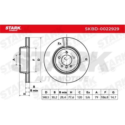 Brake Disc Stark SKBD-0022929 SKBD-0022929 - photo 5