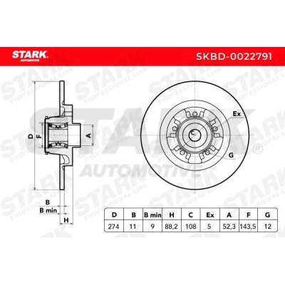 Brake Disc Stark SKBD-0022791 SKBD-0022791 - photo 4