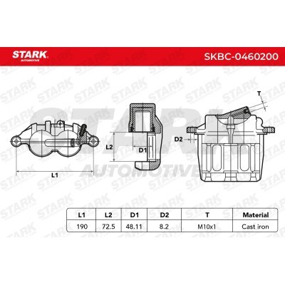 Brake Caliper Stark SKBC-0460200 SKBC-0460200 - photo 7