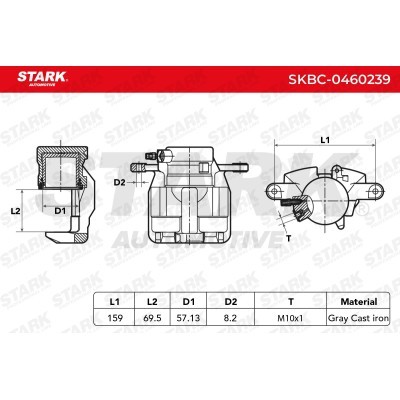 Brake Caliper Stark SKBC-0460239 SKBC-0460239 - photo 3
