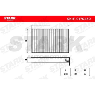 Cabin Air Filter Stark SKIF-0170430 SKIF-0170430 - photo 6