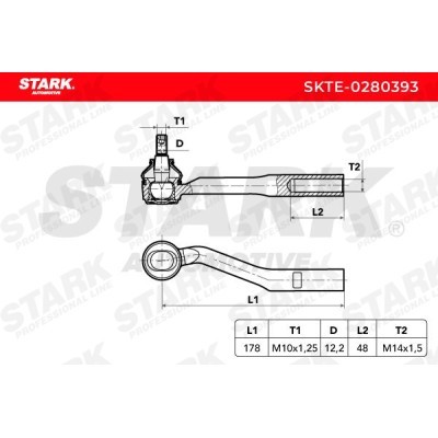 Tie Rod End Stark SKTE-0280393 SKTE-0280393 - photo 5