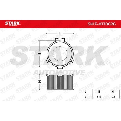 Cabin Air Filter Stark SKIF-0170026 SKIF-0170026 - photo 3