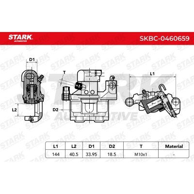Brake Caliper Stark SKBC-0460659 SKBC-0460659 - photo 6