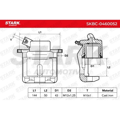 Brake Caliper Stark SKBC-0460052 SKBC-0460052 - photo 4