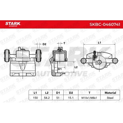 Brake Caliper Stark SKBC-0460741 SKBC-0460741 - photo 6