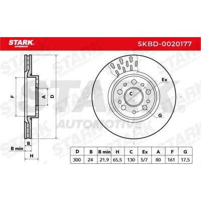 Brake Disc Stark SKBD-0020177 SKBD-0020177 - photo 5