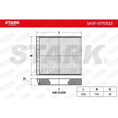 Cabin Air Filter Stark SKIF-0170123 SKIF-0170123 - photo 4
