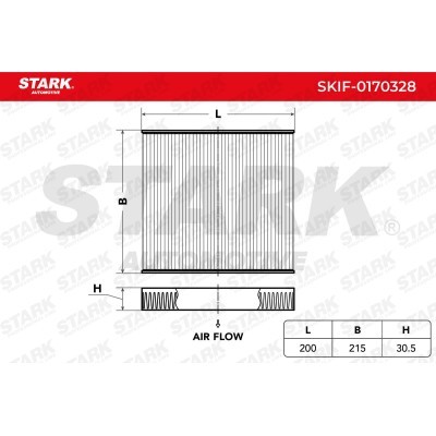 Cabin Air Filter Stark SKIF-0170328 SKIF-0170328 - photo 6