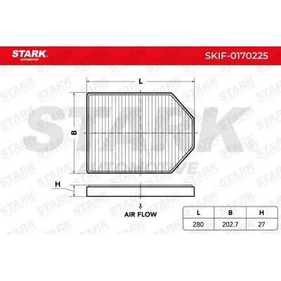 Cabin Air Filter Stark SKIF-0170225 SKIF-0170225 - photo 3