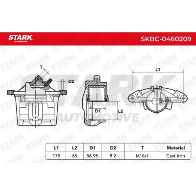 Brake Caliper Stark SKBC-0460209 SKBC-0460209 - photo 3