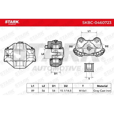 Brake Caliper Stark SKBC-0460723 SKBC-0460723 - photo 5
