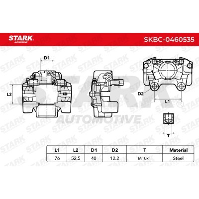 Brake Caliper Stark SKBC-0460535 SKBC-0460535 - photo 6