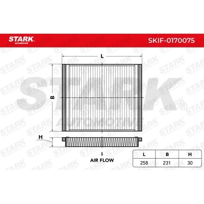 Cabin Air Filter Stark SKIF-0170075 SKIF-0170075 - photo 3