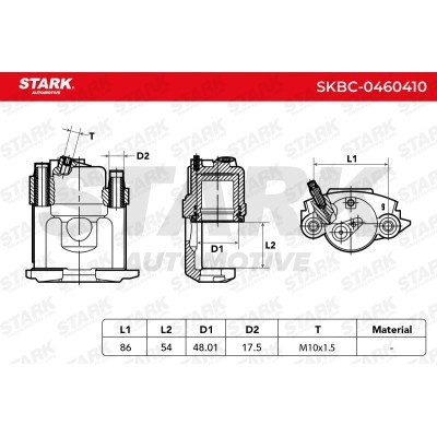 Brake Caliper Stark SKBC-0460410 SKBC-0460410 - photo 4