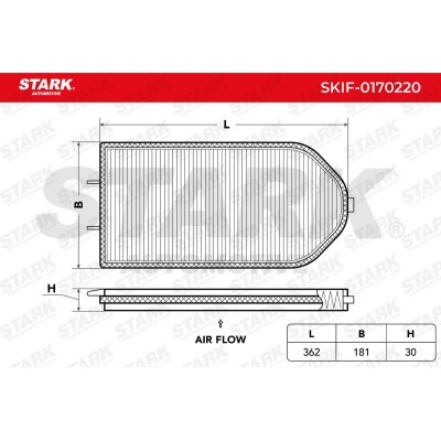 Cabin Air Filter Stark SKIF-0170220 SKIF-0170220 - photo 3