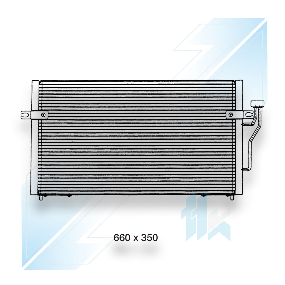 Condenser for Mitsubishi Carisma (DA1-6A)  1995 - 2003 210MSDA160 - photo 1
