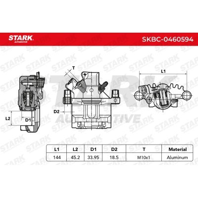 Brake Caliper Stark SKBC-0460594 SKBC-0460594 - photo 4