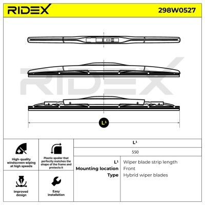 Wiper Blade RIDEX 298W0527 298W0527 - photo 7