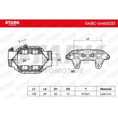 Brake Caliper Stark SKBC-0460033 SKBC-0460033 - photo 4