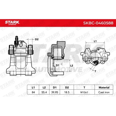 Brake Caliper Stark SKBC-0460588 SKBC-0460588 - photo 6