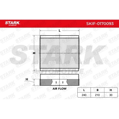 Cabin Air Filter Stark SKIF-0170093 SKIF-0170093 - photo 3