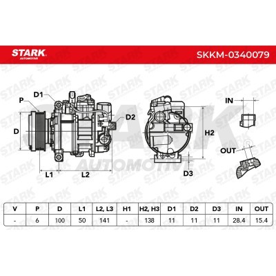 Compressor, Air Conditioning SKKM-0340079 - photo 7