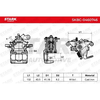 Brake Caliper Stark SKBC-0460746 SKBC-0460746 - photo 9