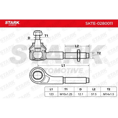 Tie Rod End Stark SKTE-0280011 SKTE-0280011 - photo 3