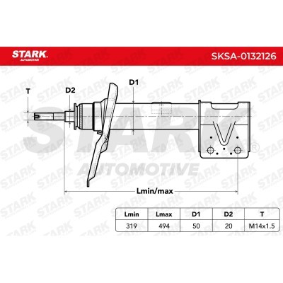 Shock Absorber Stark SKSA-0132126 SKSA-0132126 - photo 3
