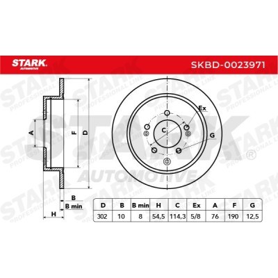 Brake Disc Stark SKBD-0023971 SKBD-0023971 - photo 6