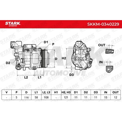 Compressor, Air Conditioning SKKM-0340229 - photo 8
