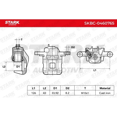Brake Caliper Stark SKBC-0460765 SKBC-0460765 - photo 6
