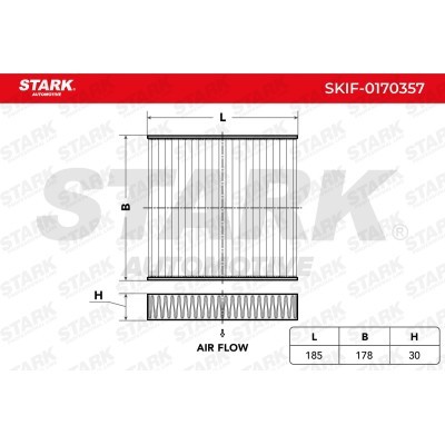 Cabin Air Filter Stark SKIF-0170357 SKIF-0170357 - photo 3